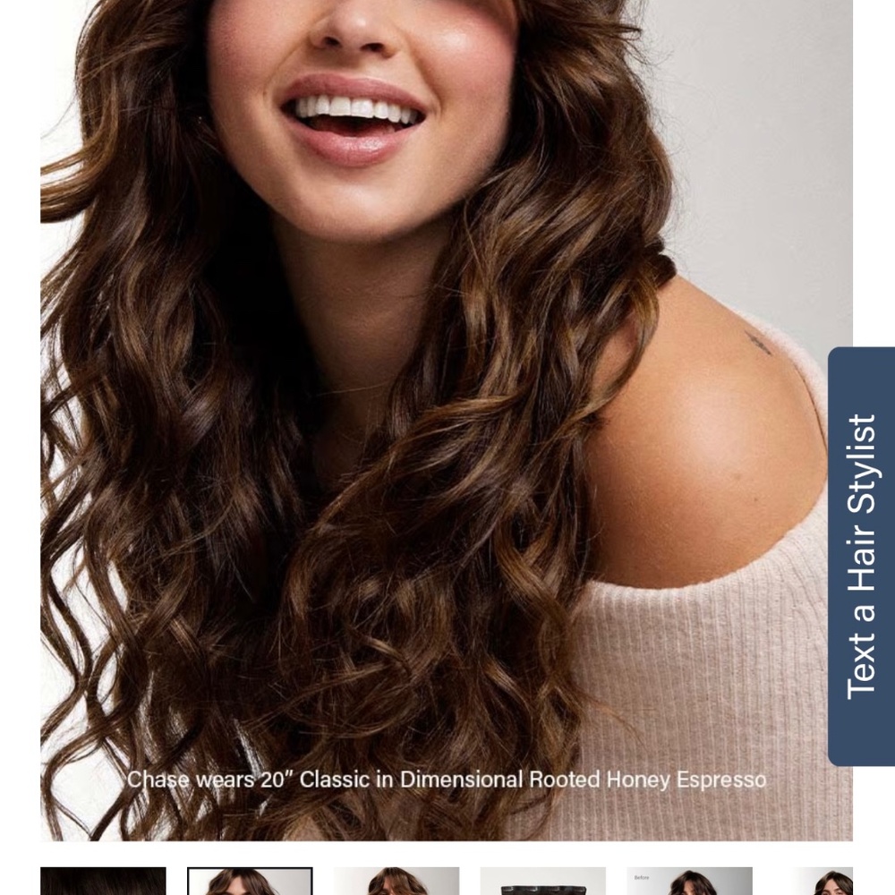 Luxy Seamless Clip In 20 inch Hair Extensions NWT